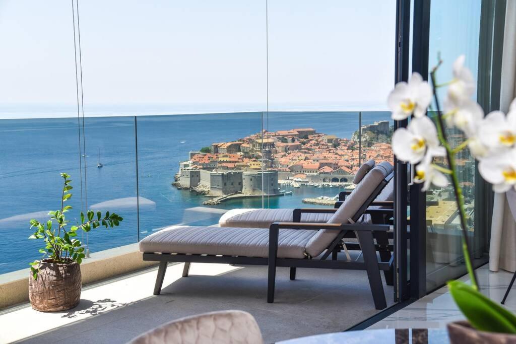 New & Luxury 5* With Breathtaking View- Kiki Lu Apartment Ντουμπρόβνικ Εξωτερικό φωτογραφία